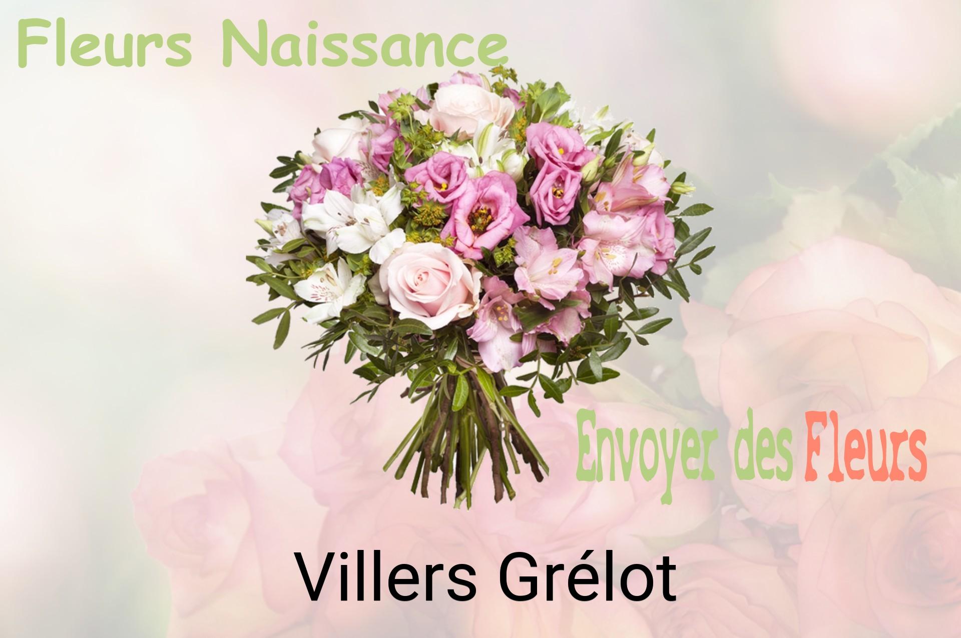 Bouquet de fleurs de naissance livré à Villers-Grélot
